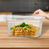 SOGA 150mm Clear Gastronorm GN Pan 1/3 Food Tray Storage