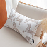 SOGA 2X 35cm White Decorative Horse Pattern Cushion Throw Pillow
