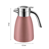 SOGA 2X 1.8L Stainless Steel Water Bottle Insulated Vacuum Flask Coffee Jug Thermal Pink