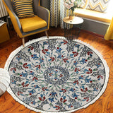 SOGA 120cm Mandala Round Area Thick Anti-slip Doormat Home Decor