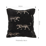 SOGA 2X 50cm Black Throw Pillow Elegant Decorative Cushion Living Room Modern Home Decor