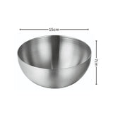 SOGA 15cm Elegant Silver Salad Bowl with Model 201 A Versatile for a  Kitchen Essential