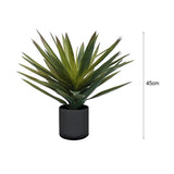 SOGA 45cm Yucca Plant Giant Palm Lily Artificial Plant Tabletop Home Accent Decor