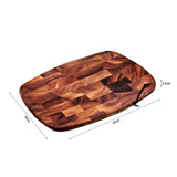 SOGA 40cm Premium End Grain Wooden Acacia Cutting Board Food Prep Kitchen