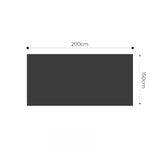 SOGA 2X 150x200cm Throw Blanket Smoke Gray Premium Milk Velvet Luxuriously Soft Cozy Bedding