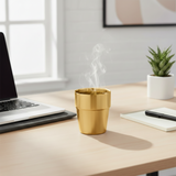 SOGA 175ml Stainless Steel Cups Set of 6 Reusable Durable Gold Drinking Tumblers