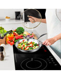 SOGA Stainless Steel Fry Pan 22cm 36cm Frying Pan Top Grade Skillet Induction Cooking FryPan