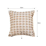 SOGA 2X 50x50cm French Cushions – 18cm Thick Cotton Floor Pads