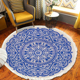 SOGA 120cm Mandala Round Tapestry Indian Area Rug for Living Room Lounge Anti-slip Doormat Home Decor