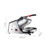 SOGA 2x Commercial 300W Dual Blade Electric Ice Shaver Machine Smoothie Maker