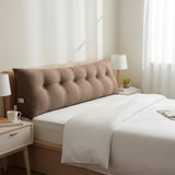 SOGA 4X 180cm Coffee Triangular Wedge Bed Pillow Headboard Backrest Bedside Tatami Cushion Home Decor