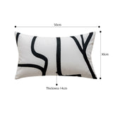SOGA 30x50cm French Cushion – 14cm Polyester Cotton Seat Pad