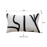 SOGA 2X 30x50cm French Cushions – 14cm Thick Cotton Seat Pads