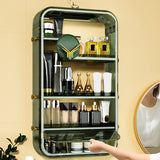 SOGA 2X Green Multi Tier Cosmetic Storage Rack Bathroom Vanity Tray Display Stand Organiser