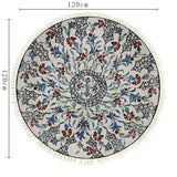 SOGA 120cm Mandala Area Rug for Living Room Lounge Bedroom Anti-slip Doormat Home Decor