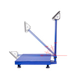 SOGA 150kg Electronic Digital Platform Scale Computing Shop Postal Weight Blue