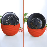SOGA 16" Red Hanging Planter – Indoor Outdoor Pot with Drainage