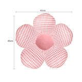 SOGA Pink Flower Cushion Shaped for Floor and Sitting Throw Pillow