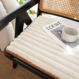 SOGA Cream Corduroy Cushion Soft Plush Backrest Pillow
