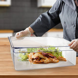 SOGA 200mm Clear Gastronorm GN Pan 1/1 Food Tray Storage Bundle of 6