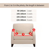 SOGA 1-Seater Coffee Sofa Cover Couch Protector High Stretch Lounge Slipcover Home Decor