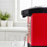 SOGA 2X 4.2L Red Stainless Steel Electric Thermal Pot Dispenser with 3 Dispensing Modes