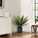 SOGA 45cm Yucca Plant Giant Palm Lily Artificial Plant Tabletop Home Accent Decor