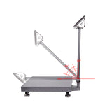 SOGA 2X 300kg Electronic Digital Platform Scale Computing Shop Postal Weight Black