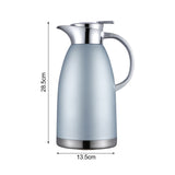 Soga 2.3L Blue Color 3-Layer Vacuum Insulated Stainless Steel Flask  Ideal for Home and  Office