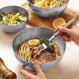 SOGA 15cm Elegant Silver Salad Bowl with Model 201 A Versatile for a  Kitchen Essential