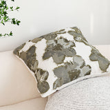 SOGA 2X 45cm Abstract Gray Floral Watercolor Print Contemporary Throw Pillow