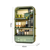 SOGA 2X Green Multi Tier Cosmetic Storage Rack Bathroom Vanity Tray Display Stand Organiser