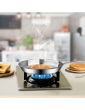 SOGA Stainless Steel Fry Pan 22cm 34cm Frying Pan Top Grade Skillet Induction Cooking FryPan
