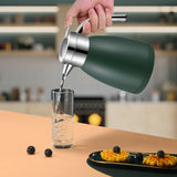 SOGA 1.2L Stainless Steel Kettle Insulated Vacuum Flask Water Coffee Jug Thermal Green
