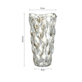 SOGA 29.5cm Glass Clear Vase Crystal VASE Thick Modern Home Decor