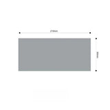 SOGA Three-seater White Faux Fur Throw Blanket 90x210cm Polyester