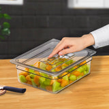 SOGA Clear Gastronorm 1/1 GN Lid Food Tray Top Cover Bundle of 2