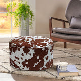 SOGA 2X 48x35cm Round Soft Pouffe Seat Cushion Elegant Home Accent Décor Stylish Footstool