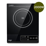 SOGA 2X 35.5cm Cooktop Electric Smart Induction Cook Top Portable Kitchen Cooker Cookware