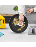 SOGA Stainless Steel Fry Pan 22cm 34cm Frying Pan Skillet Induction Non Stick Interior FryPan