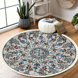 SOGA 120cm Mandala Round Area Thick Anti-slip Doormat Home Decor