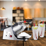 SOGA 2x Commercial 300W Dual Blade Electric Ice Shaver Machine Smoothie Maker