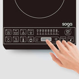 SOGA Electric Smart Induction Cooktop and 28cm Stainless Steel Induction Casserole Cookware