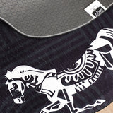 SOGA One-Seater Black Horse Print 90x90cm Throw Blanket Sofa Cover
