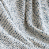 SOGA 2X Light Blue-Gray Tassel Throw Blanket 160x200cm Soft Polyester