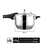 10L Commercial Grade Stainless Steel Pressure Cooker With Seal