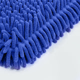 SOGA 80x12 Microfiber Flat Mop Floor Cleaning Pads Rotating Dust Remover Blue