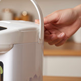 SOGA 2X 4.2L White Plastic Exterior Electric Thermal Pot Dispenser with 3 Dispensing Modes