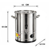 SOGA 48L Stainless Steel URN Commercial Water Boiler 2800W
