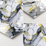 SOGA Peel & Stick Floor and Wall Tiles 30 x 60cm 10 Pack Blue Agate Faux Marble